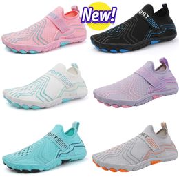 2024 Sandals Water Shoes Summer Swimming orange green blue pink black purple Outdoor Men Women Slippers Quick Dry Aqua Flats Yoga Sock Eur 36-45