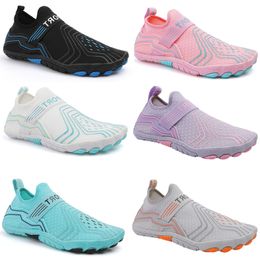 new Sandals Beach Water Shoes Men Summer Swimming red orange green blue pink black purple Outdoor Man Women Slippers Quick Dry Aqua Flats Yoga Sock