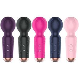 Mini Stick Strong Vibration Rod Jumping Egg Massager Female Masturbation Device Sexual Products 231129