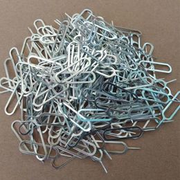 Stainless 1000pcs/Lot Steel Sim Card Ejector Pin Universl Pin Key Tool For iPhone Samsung Huawe