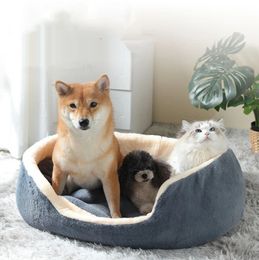 Dog Bed Washable Kennel Cat House Pet Dog Beds for Small Medium Large Dogs Nest Soft Sofa Mat for Puppy Basket Lounger Perro 240123