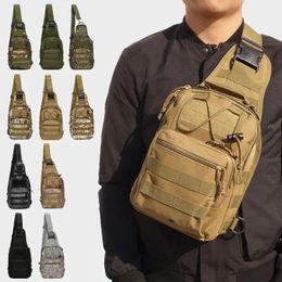 Hiking Trekking Backpack Sports Climbing Tactical Shoulder Bags Camp Hunting Daypack Outdoor Fishing Military Chest Sling Bag 240127