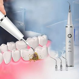 1pc Dental Tartar Removal For Teeth, Teeth Cleaning Up To 2600000 Operating Frequency Scaler Tooth Cleaner For Teeth With LED Light, 3 Modes Teeth Cleaning Kit