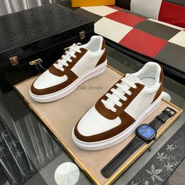 Luxury Men Women Casual Shoes Trainer Rivoli Sneaker Designer Top Quality Embossed Printed Cow Leather Beverly Hills Tennis Running Sneakers 38-45 1.23 03