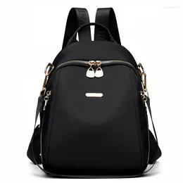 School Bags Fashion Backpack For Women 2024 Fashionable And Versatile Trend Advanced Sense Anti Theft Oxford Cloth