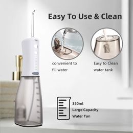 4 In 1 Water Flosser For Teeth,Cordless Water Flossers Oral Irrigator With DIY Mode 4 Jet Tips, Tooth Flosser, Portable And Rechargeable For Travel,Oral care