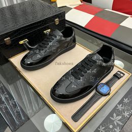 Luxembourg Sneakers Rivoli Shoe men Casual shoes Black White Bicolor Calf Leather Shoes Rubber Ou Ely Purse 1.23 01