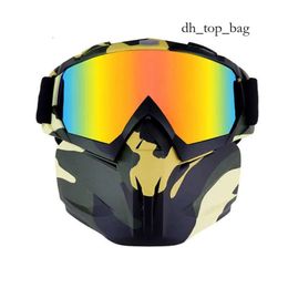 Ski Goggles Ski Snowboard Mask Winter Snowmobile Skiing Goggles Windproof Skiing Glass Motocross Sunglasses with Mouth Filter Ski Goggles 7424