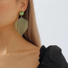 Dangle Earrings Temperament Claw Chain Waterfall Tassel Baroque Light Luxury Fashion Dinner Party Cute Jewelry