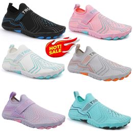 2024 Outdoor Barefoot Swimming Shoes Diving Single Shoes Wading Beach Shoes Fitness Cycling Shoes Mountaineering Five Finger Creek Tracing Shoe 36-45