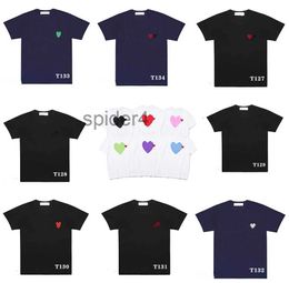 Play Designer Shirts Fashion Cdg Badge Clothes Comfort t Shirt Sleeves Summer Lovers Top Tshirt Designers GMA5 GMA5