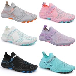 Sandals Water Shoes Men Summer Swimming red orange green blue pink black purple Outdoor Man Women Slippers Quick Dry Aqua Flats Yoga Sock 36-45