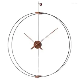 Wall Clocks Minimalist Restaurant Luxury Vintage Modern Bathroom Nordic Watch Fashion Living Room Decoration