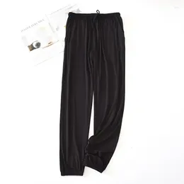 Men's Sleepwear Men Size Spring Loose Thin Leisure Sleep Plus Autumn Trousers Modal Homewear Pants Wear Long Male Elastic Bottoms For