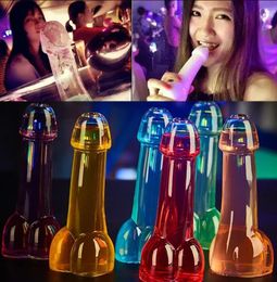 Transparent Glass Cup Wine Of Glasses Genital Dick Cocktail Mug Willy Bar Single Hen Party Night Drinkw Balmony