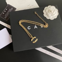 New Brand Luxury Pendant Necklace Valentine's Day Love Gift Charm Necklace Fashion Style Designer Pendant Necklace with Box Gold Plated Necklace