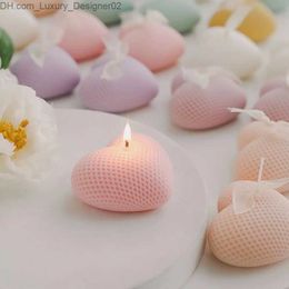 Candles Creative wedding decoration accessories heart-shaped scented candle luxury guest gift candles room decorative aromatic candles Q240127