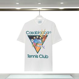 Men t shirts designer casablanc t shirt Fashion Men Casual t-shirts Man Clothing Street t-shirts Tennis Club casa blanca Shorts Sleeve Clothes Luxury shirt S-2XL 5qq