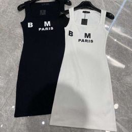 women dresses designer dress womens fashion letter print graphic sleeveless Dresses casual tank tops sporty wrap Dress