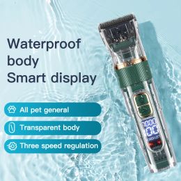 Shavers Pet Electric Hair Clipper Dog Beauty Clipper Shaver Shaver Full Set Waterproof Multifunctional Cleaning Supplies