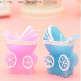 Candles 20 pcs/lot Romantic marriage proposal gift wedding Mini candles creative baby carriage shape design Birthday candle Q240127