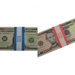 Replica US party Fake money kids play toy or family game paper copy banknote 100pcs pack Practice counting Movie prop 20 dollars F208s 4ZJX1DVHJ