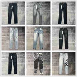 Jeans Designer Men for Women Pants Brand Summer Hole New Style Embroidery Self Cultivation and Small Feet Fashion ZFIU