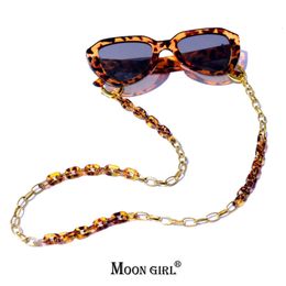 Stainless Steel Acrylic Glasses Chain Mask Holder Strap Lanyard Fashion Reading Sunglasses Eyeglasses Women Neck Chain 240127