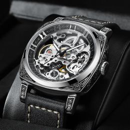 Carriers Mechanical Watch Man Fashion Hollow Craft Men's Watch Luminous Waterproof Top Brand Clock Relogio Masculino