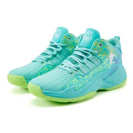 Cross-border Basketball Shoes Men Women Childrens High School Primary Secondary School Sneakers Competition Sports Trainers Good Price Wholesale D002