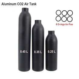 Empty 045035025L Aluminum CO2 Air Tank Safety explosionproof High Pressure Paintball Bottle Filling Cylinder M1815 240127