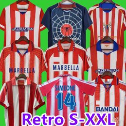 Retro 2004 2005 2013 2014 Atletico Madrids soccer jerseys kun Aguero Griezmann MAXI F.TORRES KOKE 04 05 10 11 13 14 15 94 95 96 97 Gabi Forlan SIMAO vintage classic