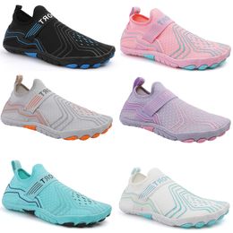 new Sandals Beach Water Shoes Men Summer Swimming red orange green blue pink black purple Outdoor Man Women Slippers Quick Dry Aqua Flats Yoga Sock 36-45