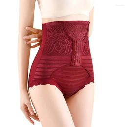 Women's Shapers Women Sexy Slimming Waist Underwear High Control Panties Strong Compress Hook Briefs