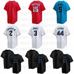 Custom Mens Women Youth Jazz Chisholm Jr. Baseball Jersey Sandy Alcantara Jon Berti Miami Jorge Soler Max Meyer Luis Arraez Jesus Sanchez Sixto Sanchez Andre Dawson