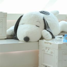 40/120 CM Giant Kawaii Dog Plush Doll Stuffed Soft Lying Puppy Toy Cute Animals Sofa Cushion Sleep Pillow Kids Boy Birthday Gift 240124
