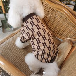 Designer Dog Sweater Letters Pattern Large Dog Pet Clothing Autumn and Winter Warmer Corky Teddy Golden Retriever