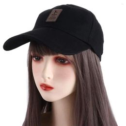 Ball Caps Women Unisex Korean Style Snapback Cotton Sun Hats Hop Hip Baseball Letter Men
