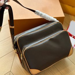 Luxury Women's Designer Crossbody Shoulder Fashion Purses Handbag genuine leather casual High capacity camera bag messenger bag