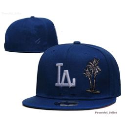 Men's Baseball Dodgers Fitted Size Hats LA Snapback Hats World Series White Hip Hop SOX Sport Caps Chapeau Stitch Heart " Series" " Love 1918