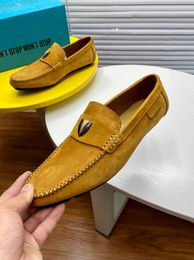 Gentleman Brand New Mens Loafers Driving Dress Moccasin-gommino Real Suede Leather Shoes Size 38-45