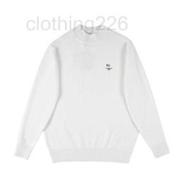 Men's Sweaters Designer 24SS New Triangle Exclusive Embroidery Logo Design Round Neck Sweater for Men and Women OGAW