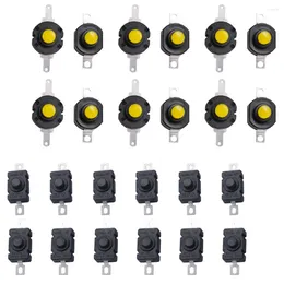 Flashlights Torches 24 Pcs Switch Mini For Torch Accessories On-off Replacement Latching Push Buttons Power Electric Self Locking