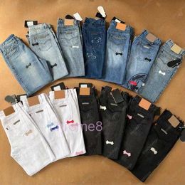 Designer Mens Jeans Make Old Washed Straight Trousers Letter Prints for Women Men Casual Long Pant Style T3fb# DI9Z W0V9