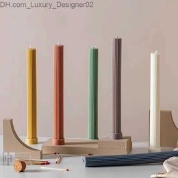 Candles Romantic candles Colourful scented candles banquet candlelight dinner decoration soy wax candle wedding decoration long candles Q240127