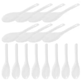 Disposable Flatware Plastic Spoons Utensils Transparent Cutlery Food Grade PP Spoon Kitchen Tableware