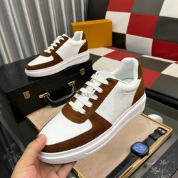 Luxury Men Women Casual Shoes Trainer Rivoli Sneaker Designer Top Quality Embossed Printed Cow Leather Beverly Hills Tennis Running Sneakers 38-45 1.23 08