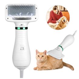 Supplies Pet Dryer Dog Hair Dryer Portable Comb Brush Adjustable Temperature Low Noise Blower Pet Grooming Tools For Small Medium Dogs