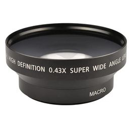 62mm 67mm 72mm 0.43X HD Super Wide Angle Lens Extension Ditachable Micro Lens Camera Lens Universal For Nikon Canon Sony Pentax Olympus DSLR Cameras