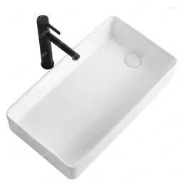 Bathroom Sink Faucets Ceramic Balcony Washing Machine Cabinet Left And Right Drain Wash Basin Extremely Narrow Partial Washbasin